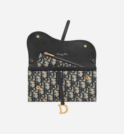 DIOR SMALL SADDLE POUCH WITH CHAIN