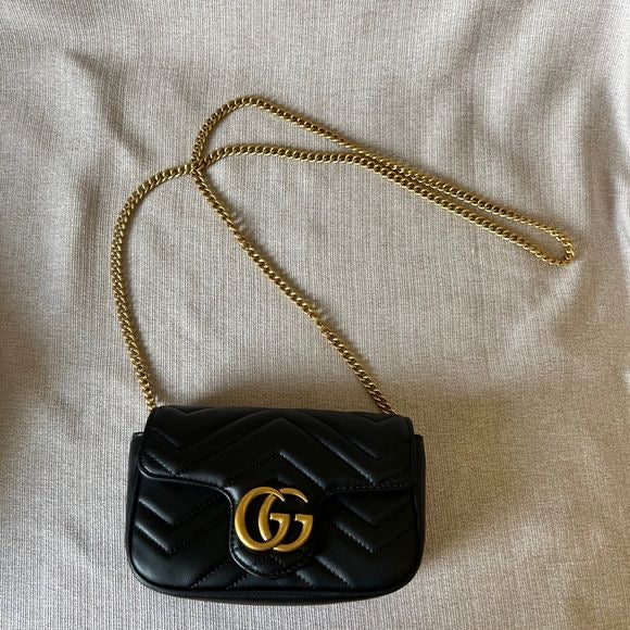 GUCCI SUPER MINI MARMONT BAG