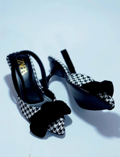 ZARA CHIK BOW HEELS