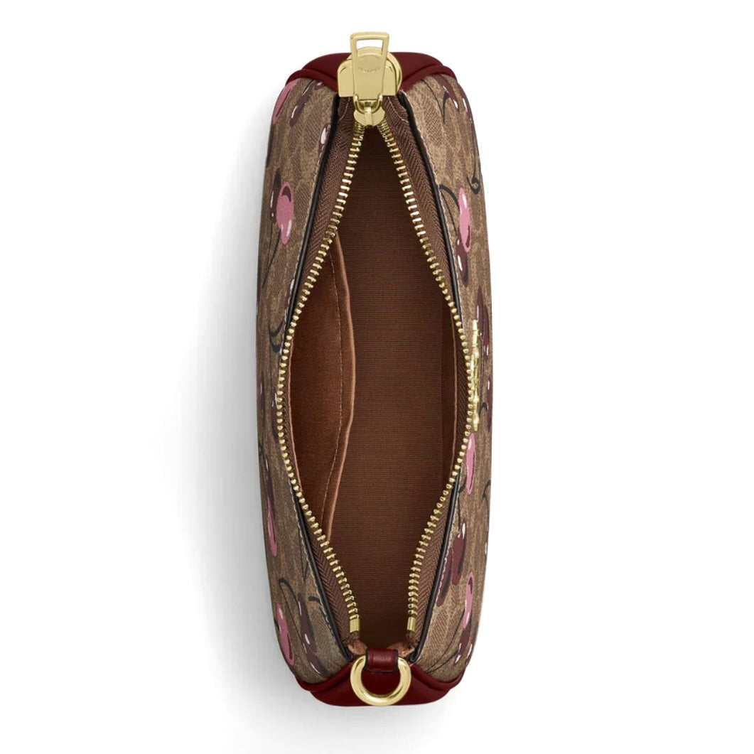 COACH TERI SHOULDER BAG WITH CHERRY PRINT