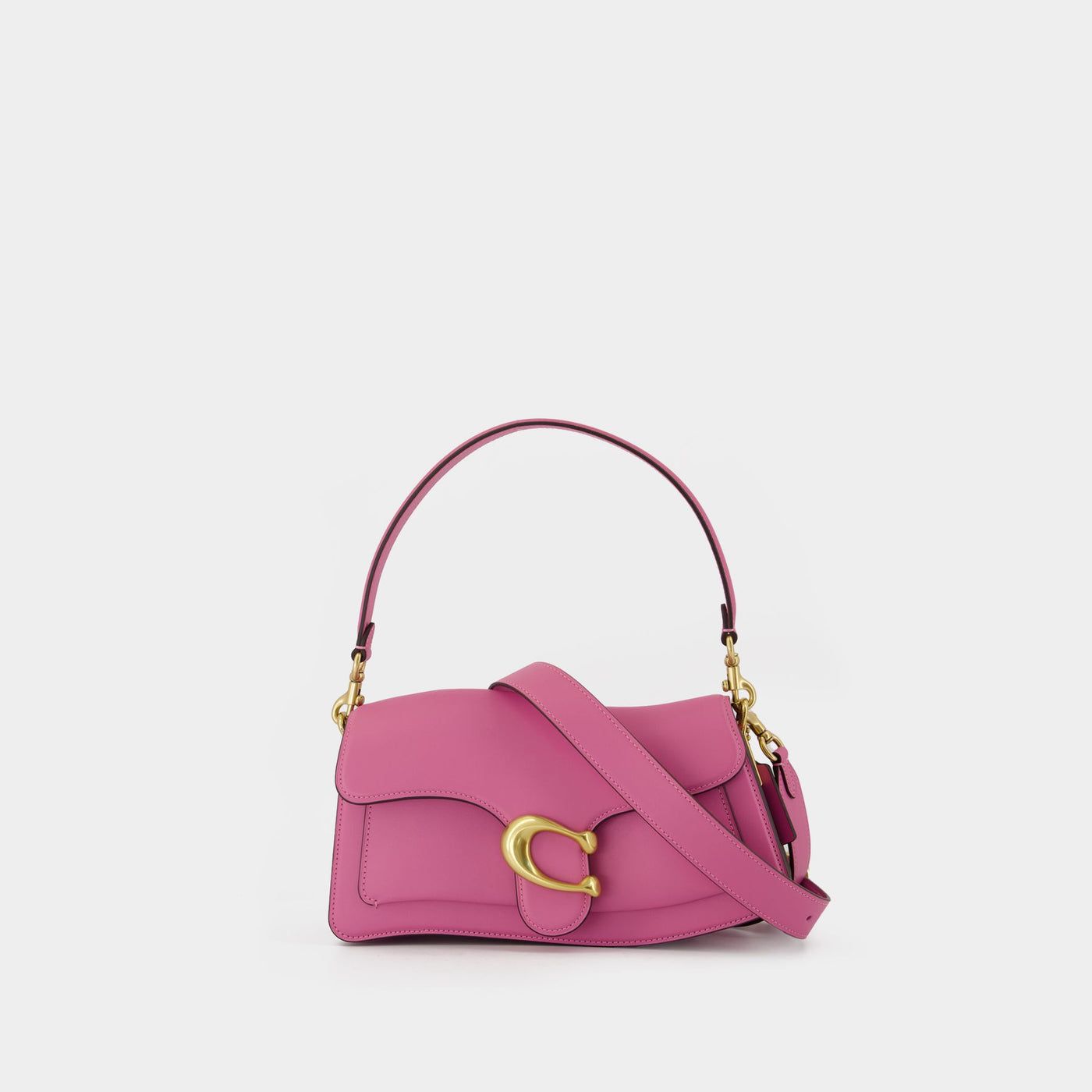 COACH TWISTED PINK TABBY SHOULDER BAG