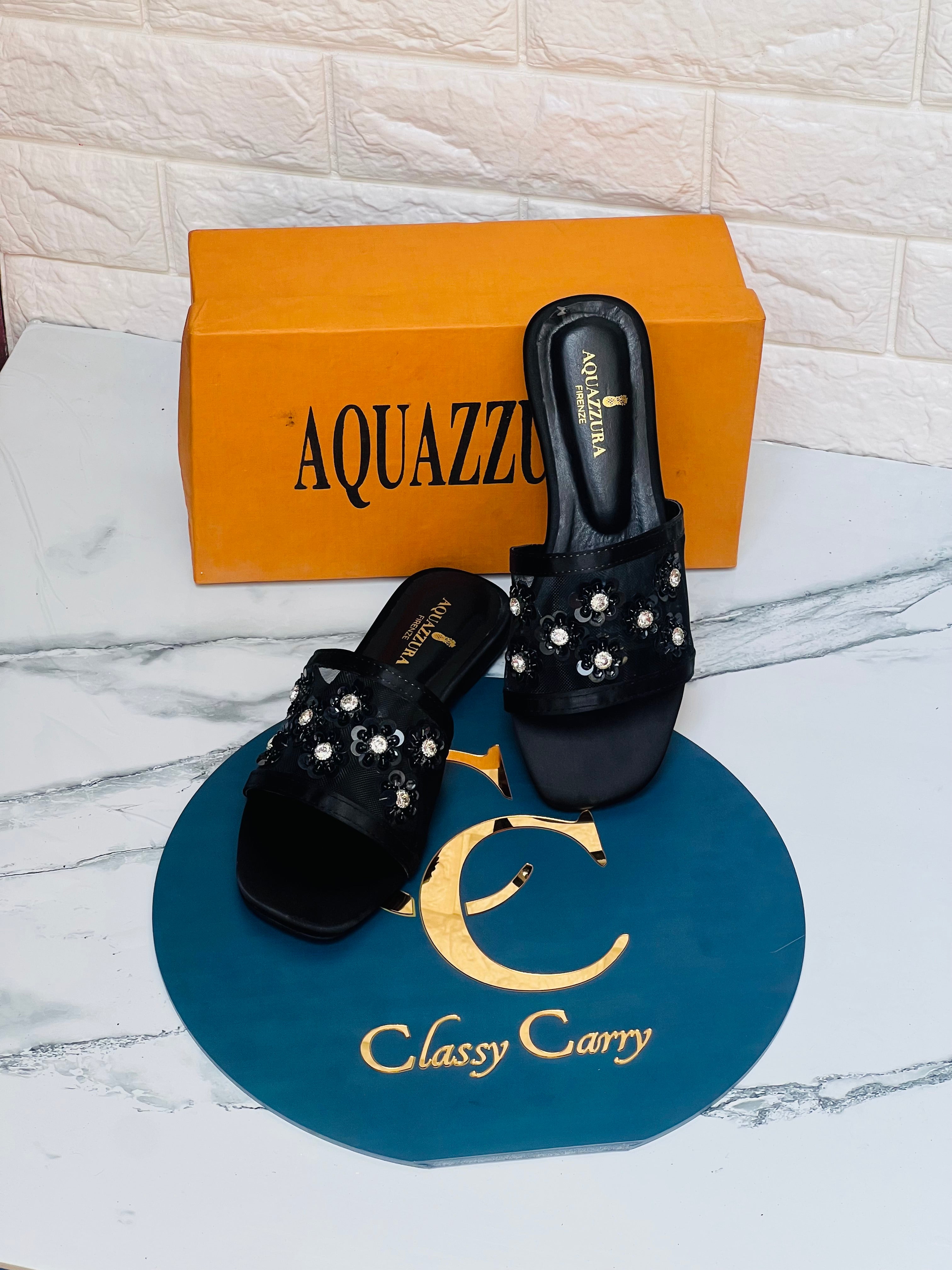 AQUAZZURA SLIPPERS