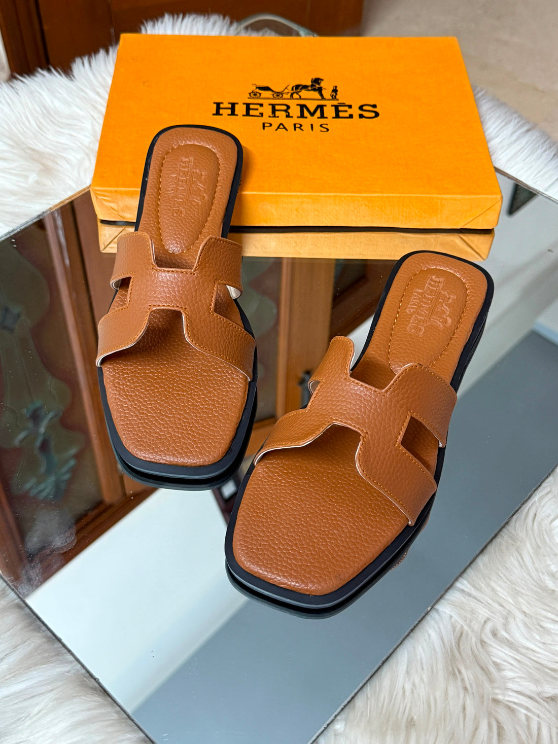 HERMES SOFTY FLATS
