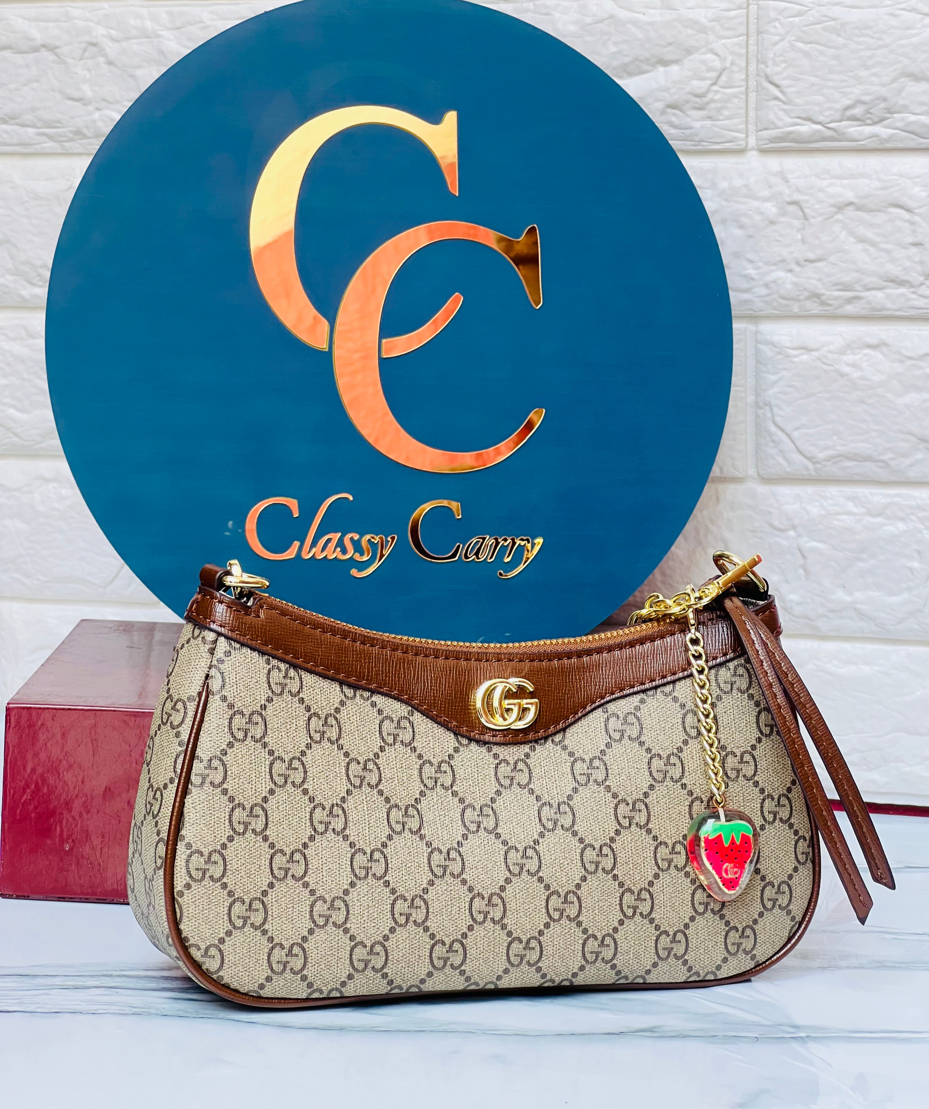 GUCCI OPHIDIA SMALL SHOULDER BAG EBONY