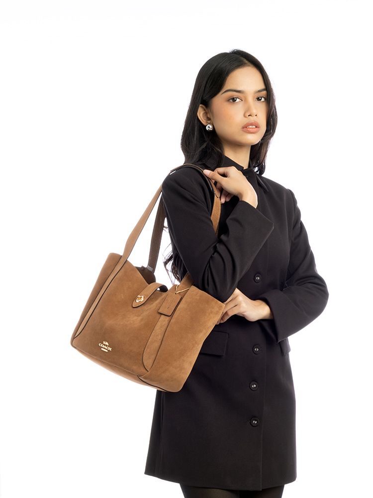 COACH HADLEY TURNLOCK TOTE BAG