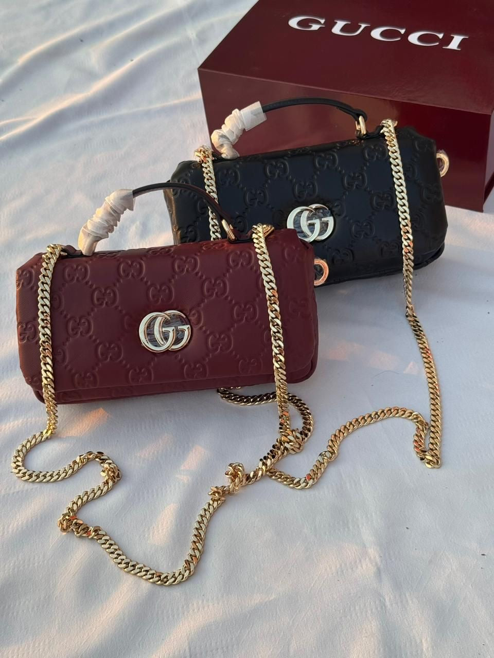 GUCCI GG MILANO SMALL TOP HANDLE BAG
