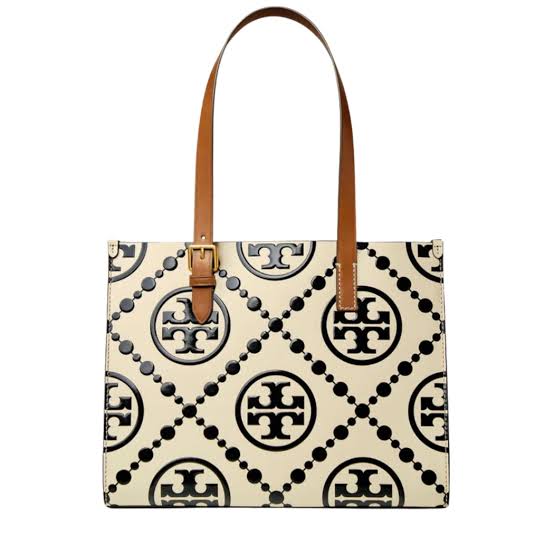 TORRY BURCH T MONOGRAM TOTE BAG