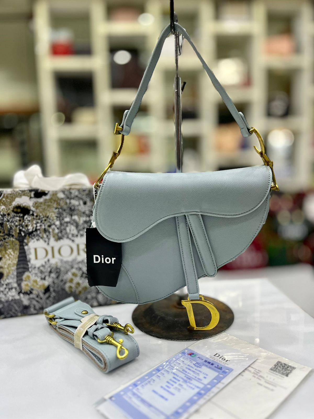 DIOR SADDLE BAG WITH STRAP