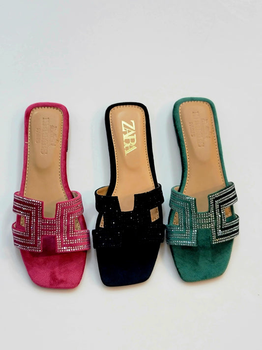 *HERMES FANCY ORAN SLIPPER*