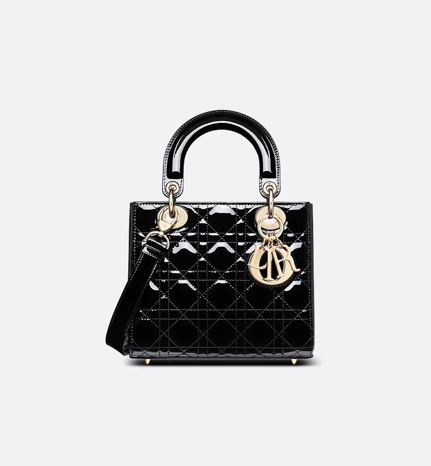 CHRISTIAN DIOR PATENT LADY BAG