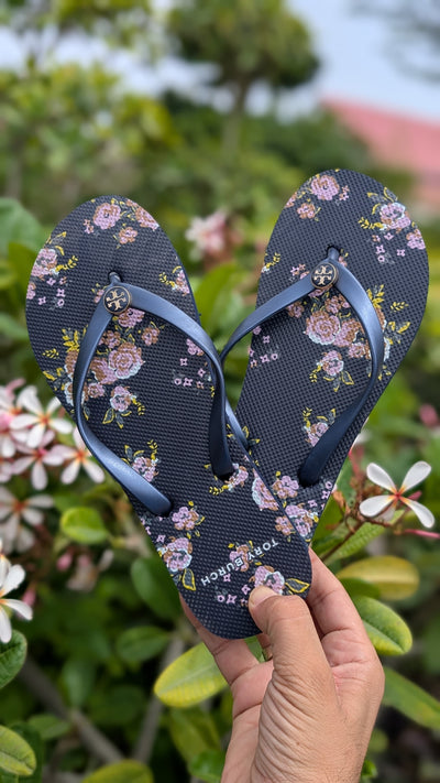 TORRY BURCH FLOWER FLIPFLOPs