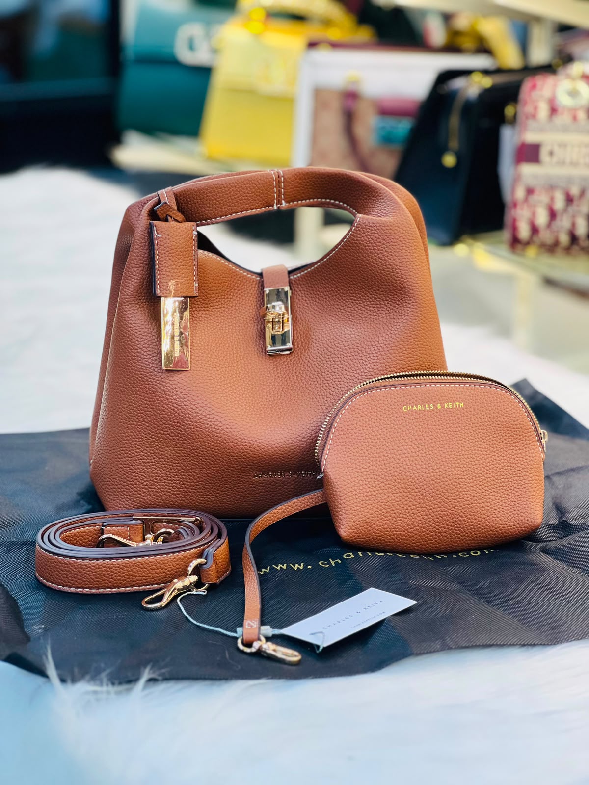 CHARLES & KEITH 2pcs BAG