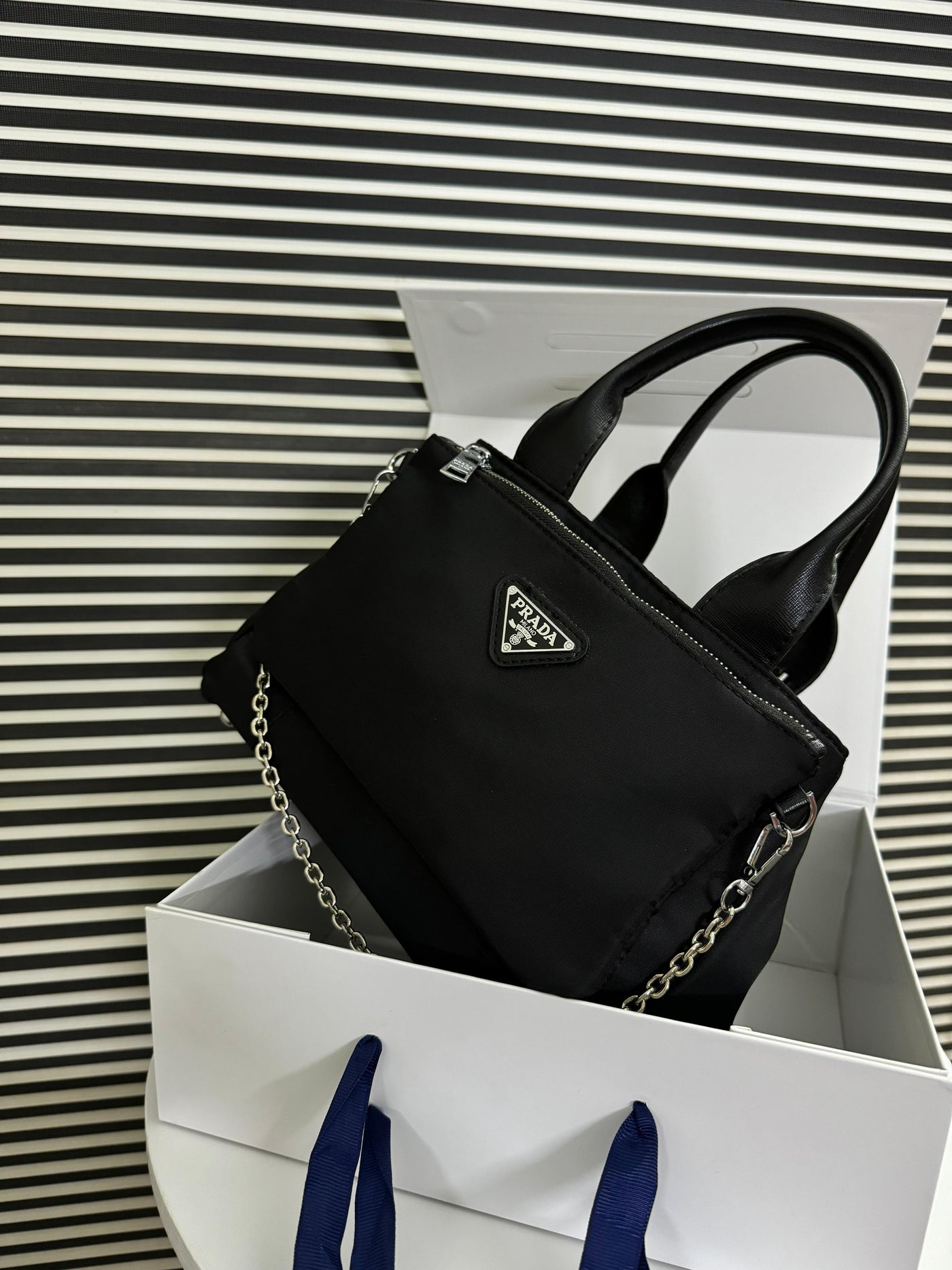 PRADA NYLON TOTE BAGS
