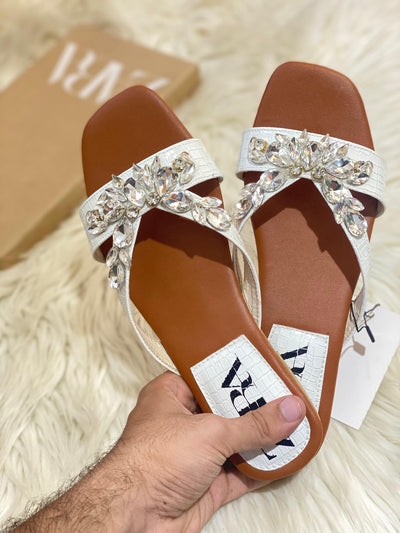 ZARA STONE FLATS