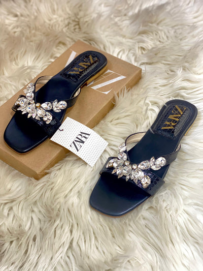 ZARA STONE FLATS