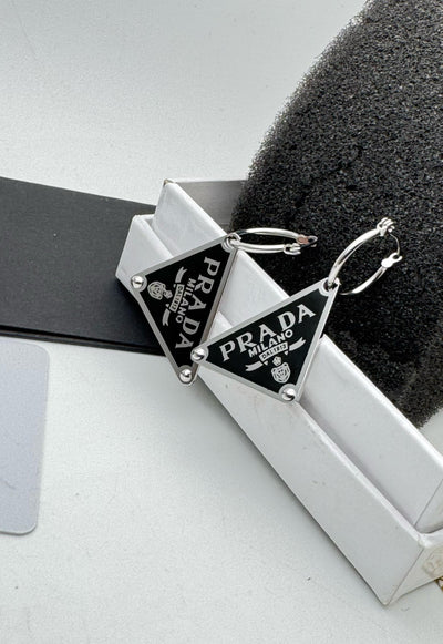 PRADA Prada Symbole pendant right earring