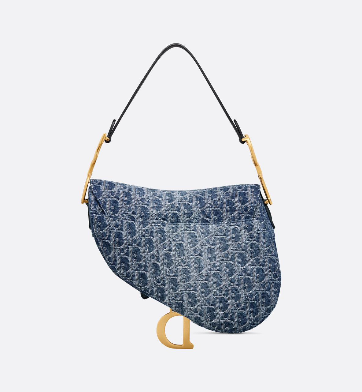 DIOR SADDLE BAG WITH STRAP
BLUE DENIM DIOR OBLIQUE