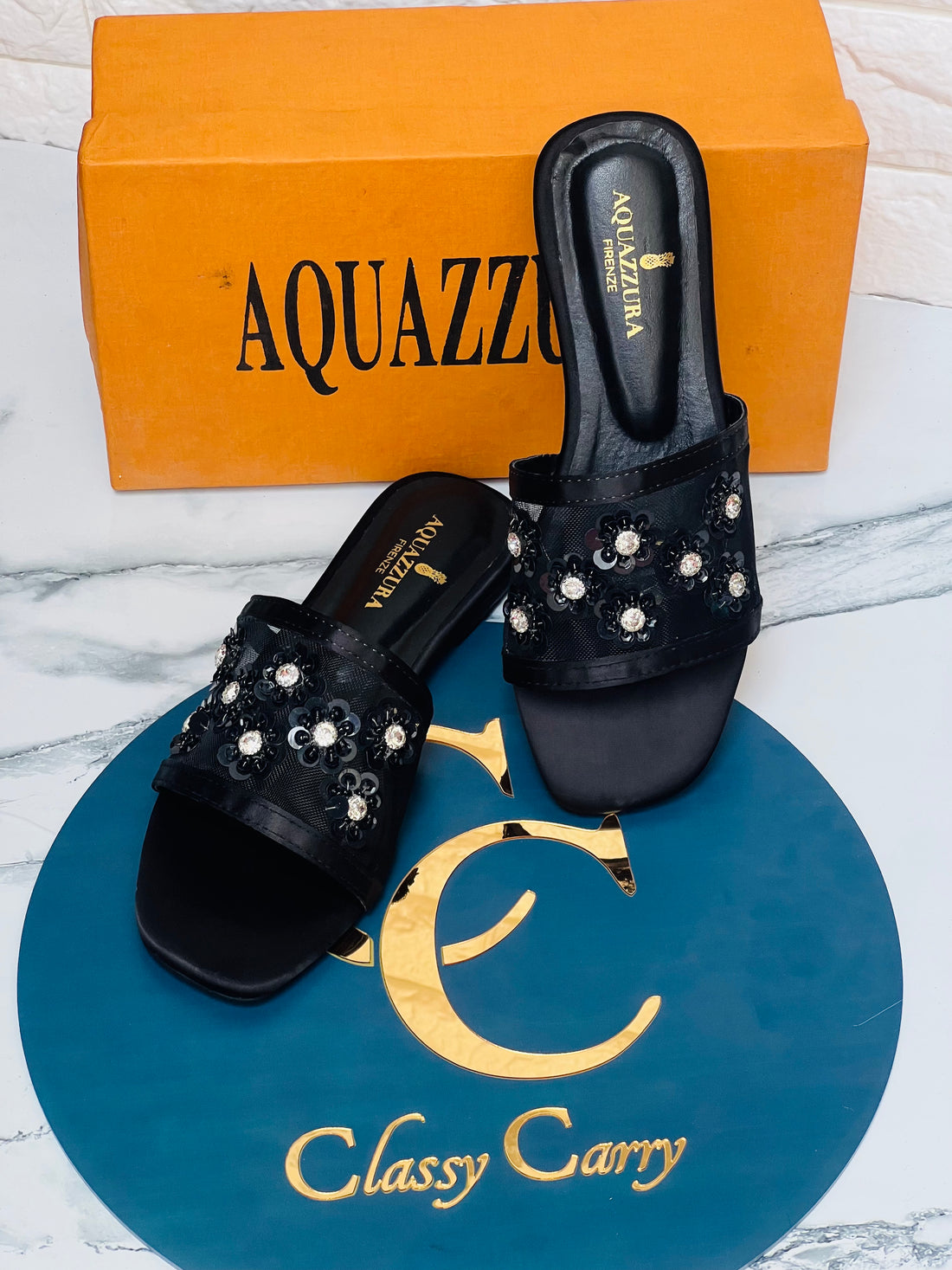 AQUAZZURA SLIPPERS