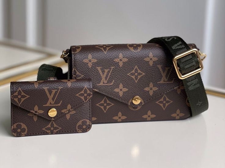 LOUIS VUITTON FELICIE STRAP MONOGRAM BAG