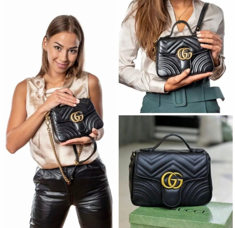 GUCCI MARMONT TOP HANDLE BAG