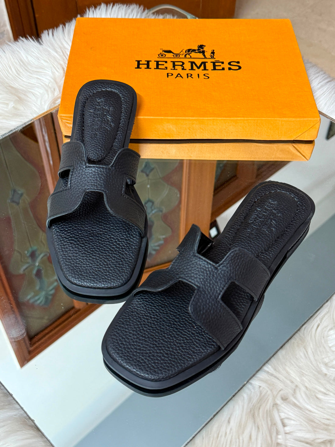 HERMES SOFTY FLATS