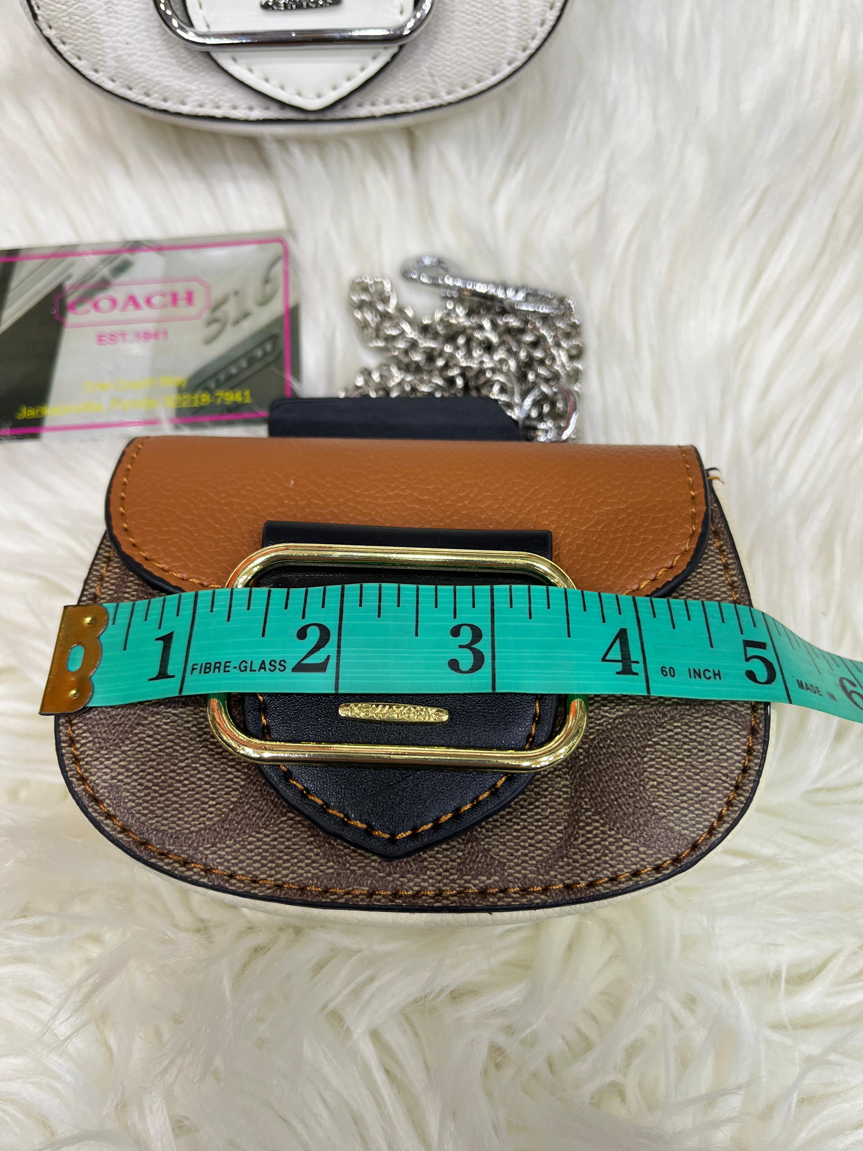COACH MORGAN CARD CASE ON A CHAIN IN Blocked BAG