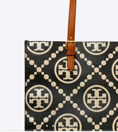 TORY BURCH SMALL T MONOGRAM CONTRAST EMBOSSED