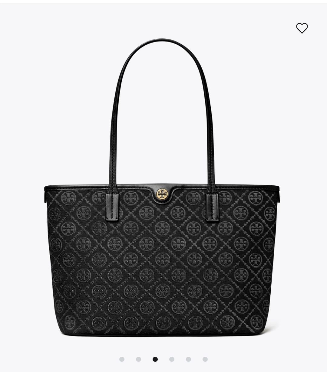 TORY BURCH SMALL T MONOGRAM ZIP TOTE