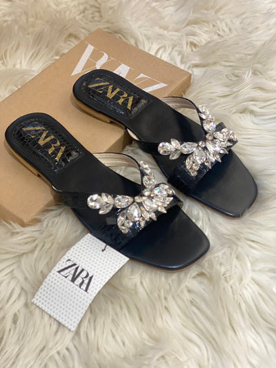 ZARA STONE FLATS