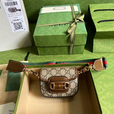 Gucci HoRSEBIT 1955 STRAP WALLET