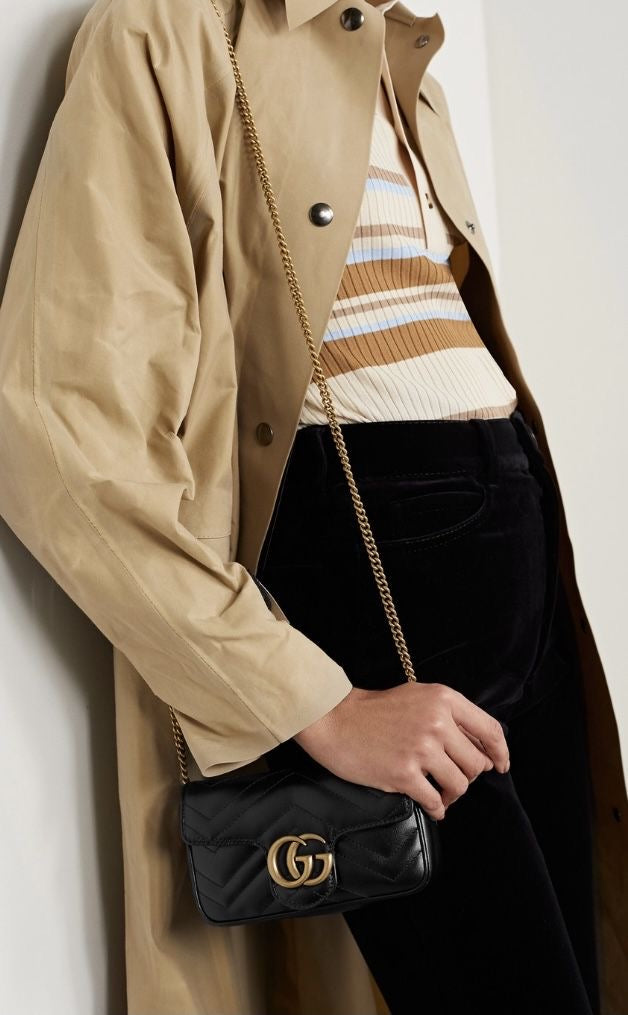 GUCCI SUPER MINI MARMONT BAG