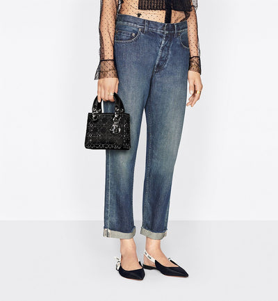 DIOR MINI STONE LADY DIOR BAG