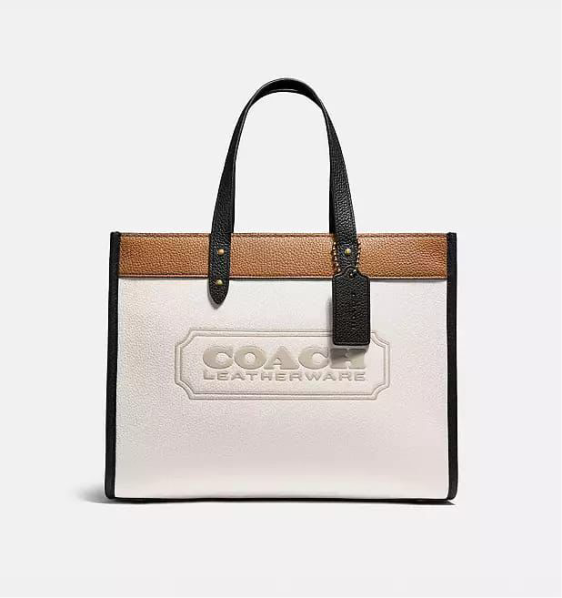 COACH ToTE  MONOGRAM CONTRAST EMBOSSED TOTE