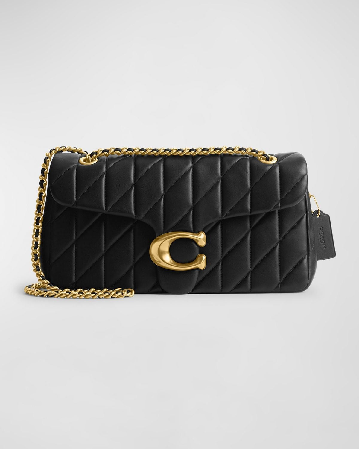 COACH CP150 Tabby 26 Quilted Shoulder Bag Leather Black NEW Outlet
