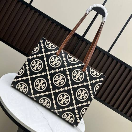 TORRY BURCH T MONOGRAM TOTE BAG