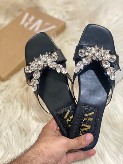 ZARA STONE FLATS