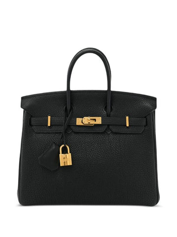 HERMES BLEU NUIT TOGO BIRKIN 25 GOLD HARDWAR