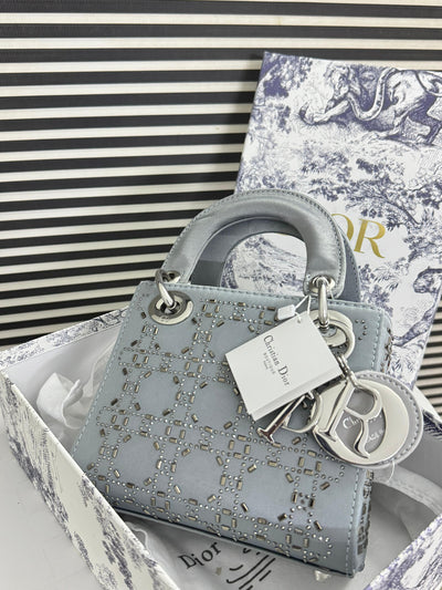 DIOR MINI STONE LADY DIOR BAG
