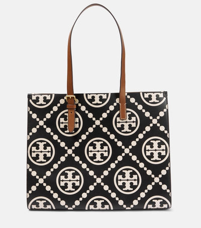 TORY BURCH SMALL T MONOGRAM CONTRAST EMBOSSED