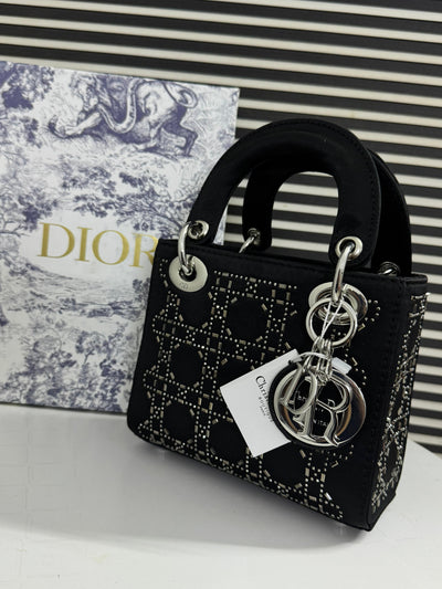 DIOR MINI STONE LADY DIOR BAG