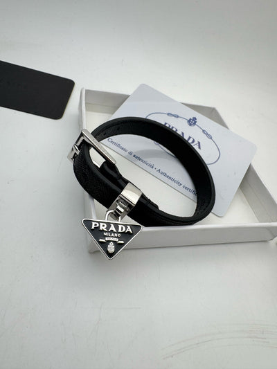 PRADA SAFFIANO LEATHER BRACELET