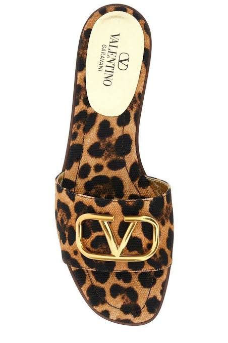 VALENTINO LEOPARD FLATS