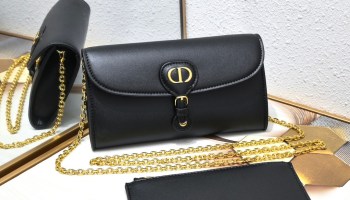 DIOR BOBBY EAST-WEST POUCH WITH CHAIN