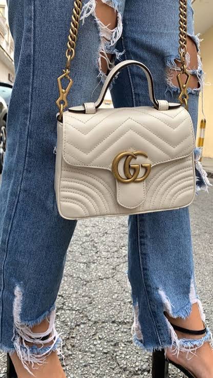 GUCCI MARMONT TOP HANDLE BAG