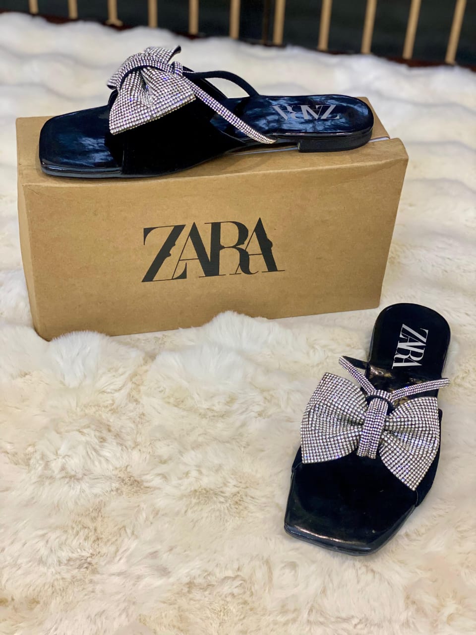 ZARA BOW MACH FLATS