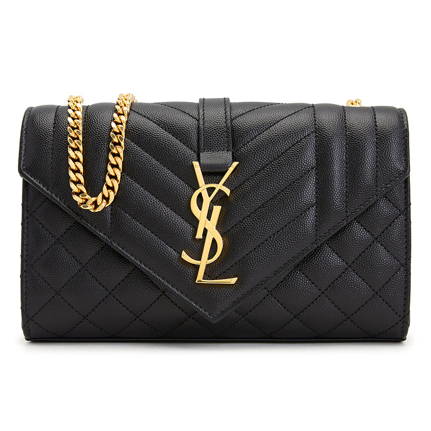 SAINT LAURENT ENVELOPE SHOULDER BAG