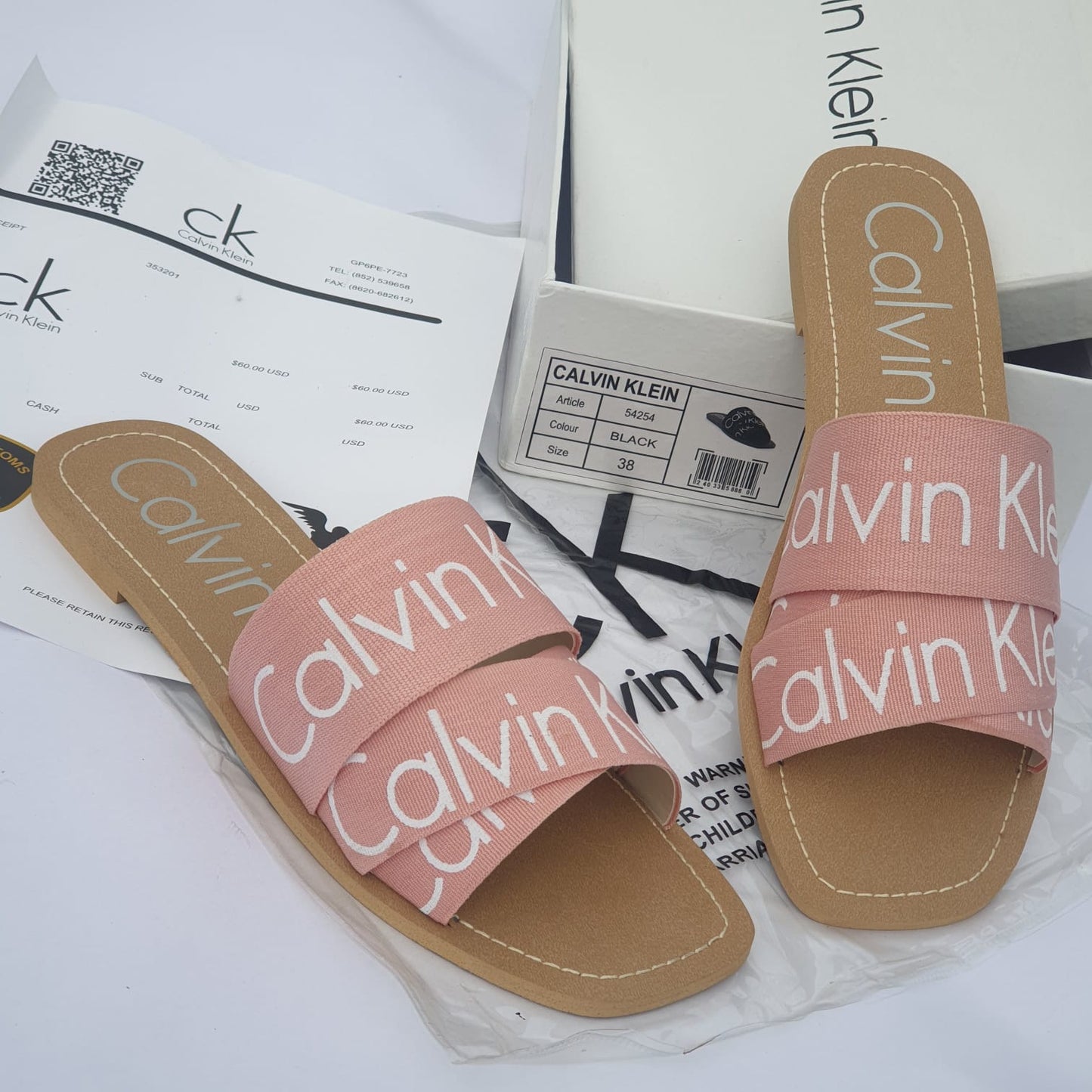 CALVIN KLEIN SLIPPERS