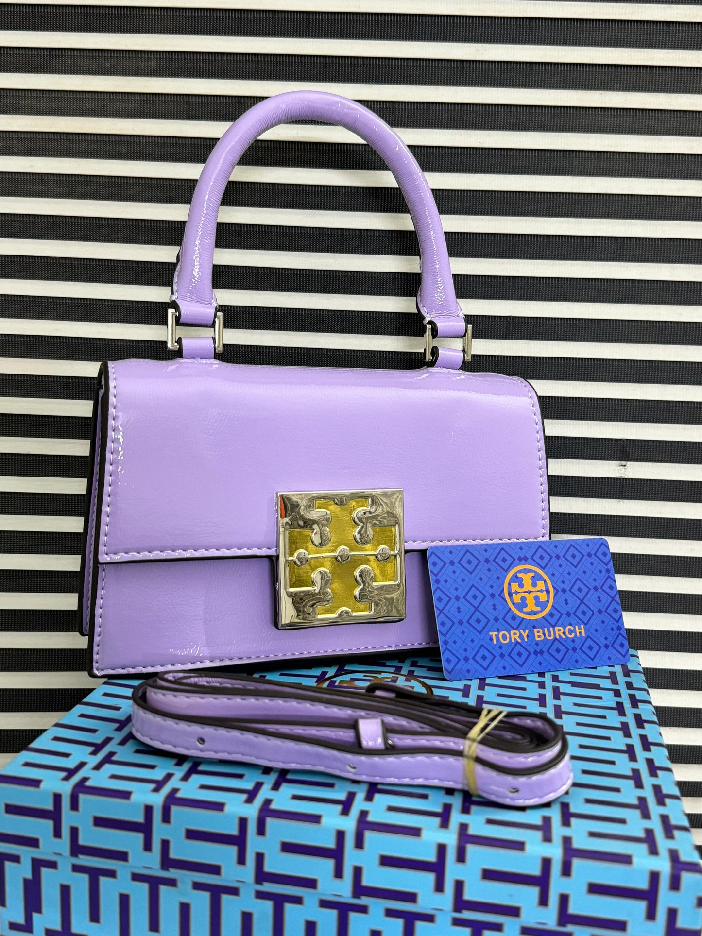 TORY BURCH 
BON BON MINI BAG TOP HANDLES