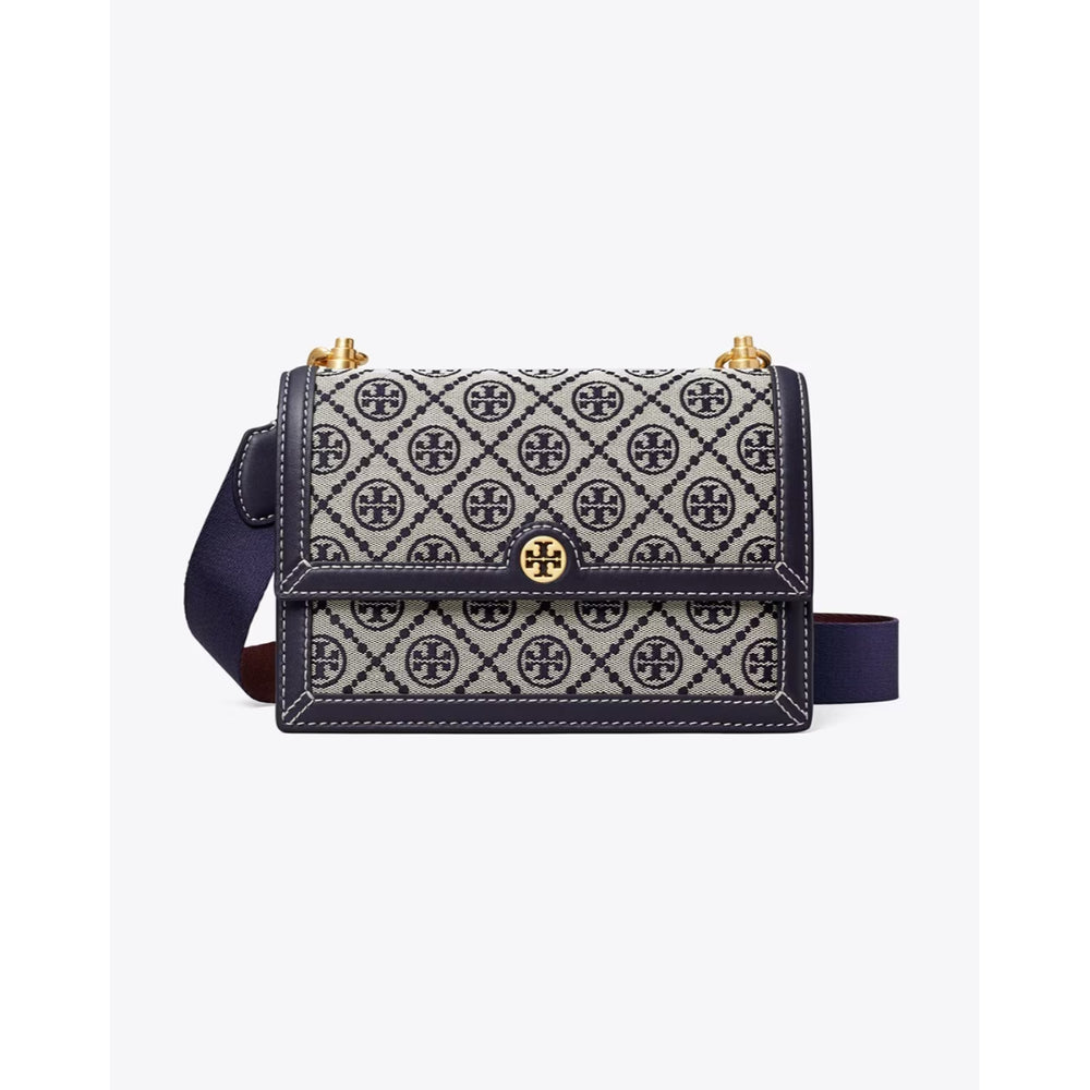 TORRY BURCH JACQUARD CROSSBODY BAG