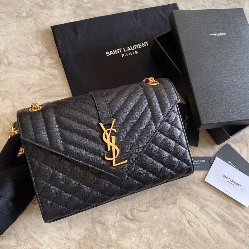 SAINT LAURENT ENVELOPE SHOULDER BAG